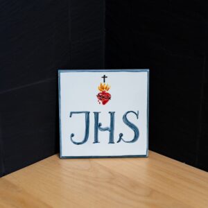 Azulejo Sagrado Corazón JHS